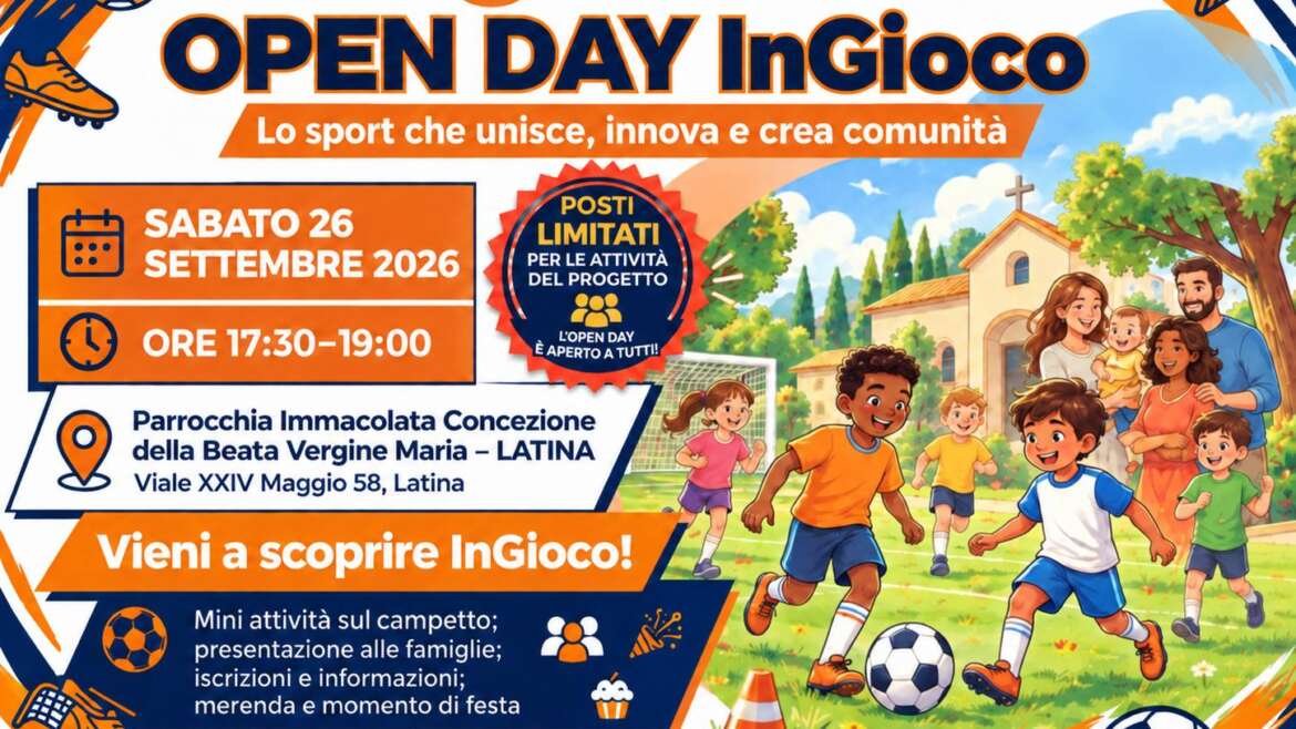 Open Day InGioco – sabato 26 settembre