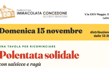 Polentata solidale: una tavola per ricominciare