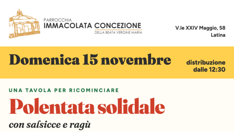 Polentata solidale: una tavola per ricominciare