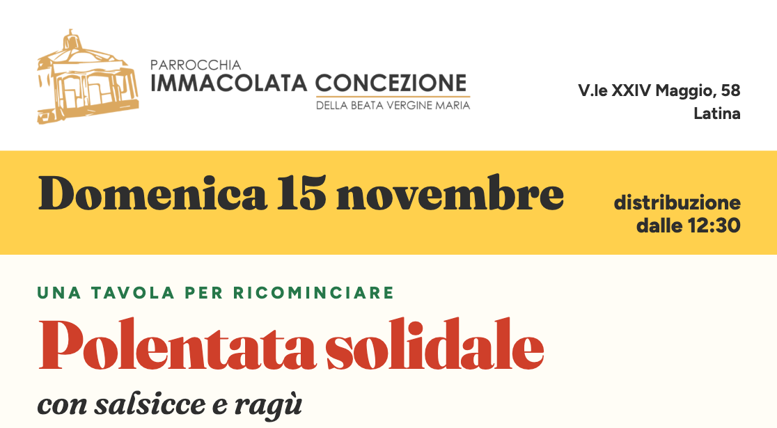 Polentata solidale: una tavola per ricominciare